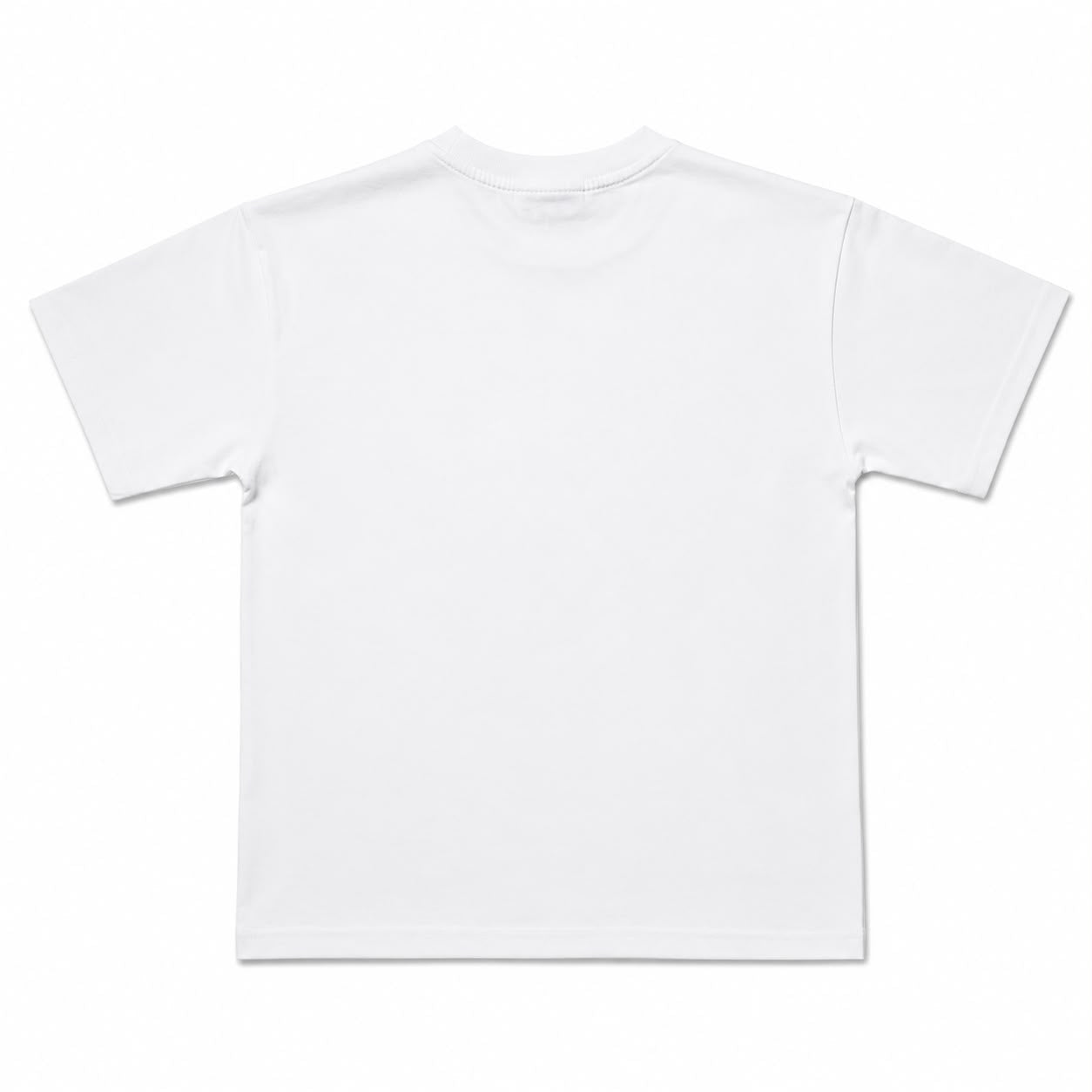 Glitch Wear “Monochrome Star” Oversized Tee – White Edition
