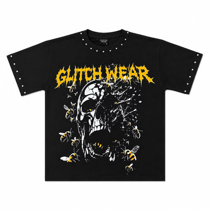 Glitch Wear “Chaos Theory” Oversized Tee – Black Edition