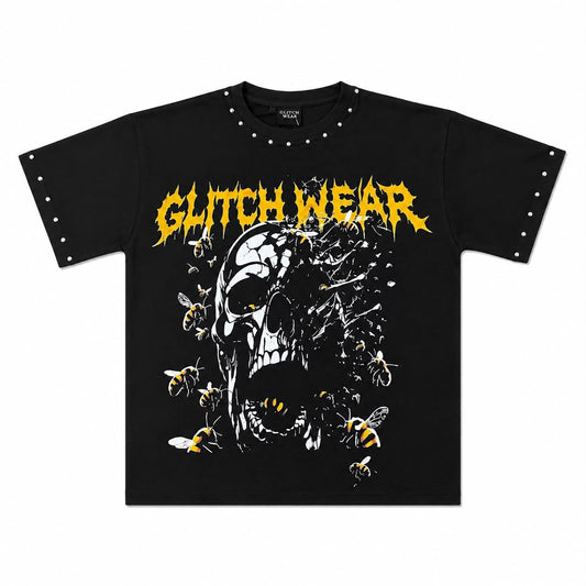 Glitch Wear “Chaos Theory” Oversized Tee – Black Edition