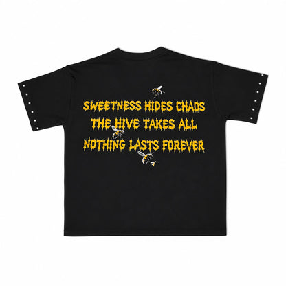 Glitch Wear “Chaos Theory” Oversized Tee – Black Edition