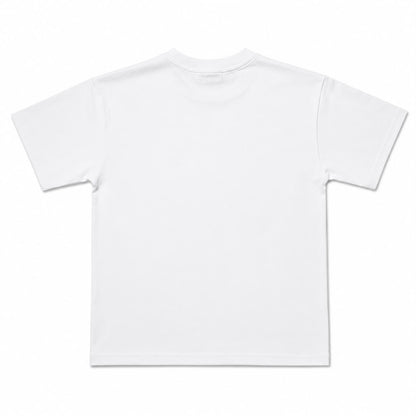 Glitch Wear “Monochrome Star” Oversized Tee – White Edition